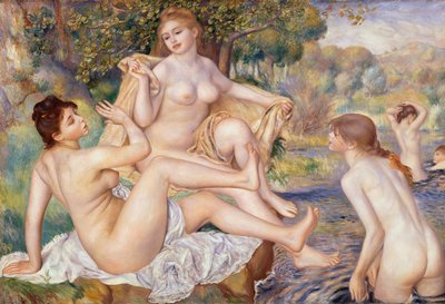 The Large Bathers by Pierre Auguste Renoir